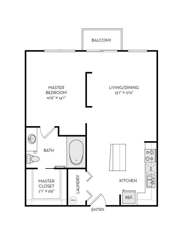 Floorplan - The Heights at Park Lane