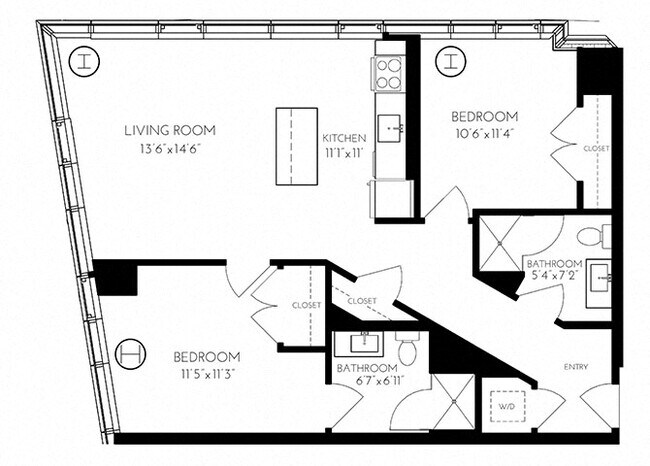 Floorplan - The Benjamin Seaport Residences