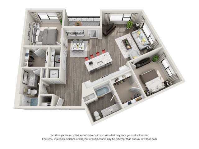 Floorplan - Asbury Flats