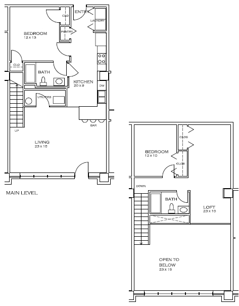 2BR/2BA - Station 11 Apartments