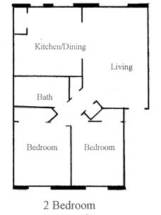 2BR/1BA - Hamilton Park Apartments