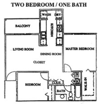 Floorplan - Elmwood Apts