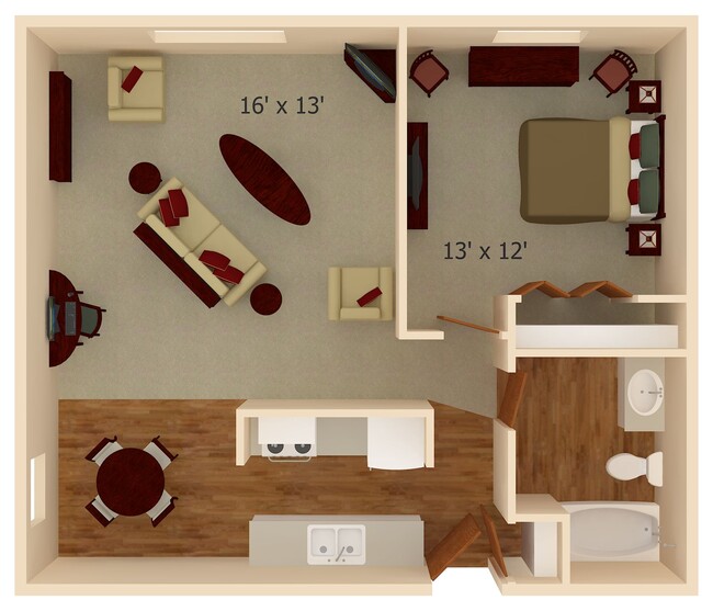 Floorplan - Sandwood Apartments