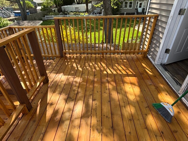 Entry way to apartment and view - 21 Wallis Ave