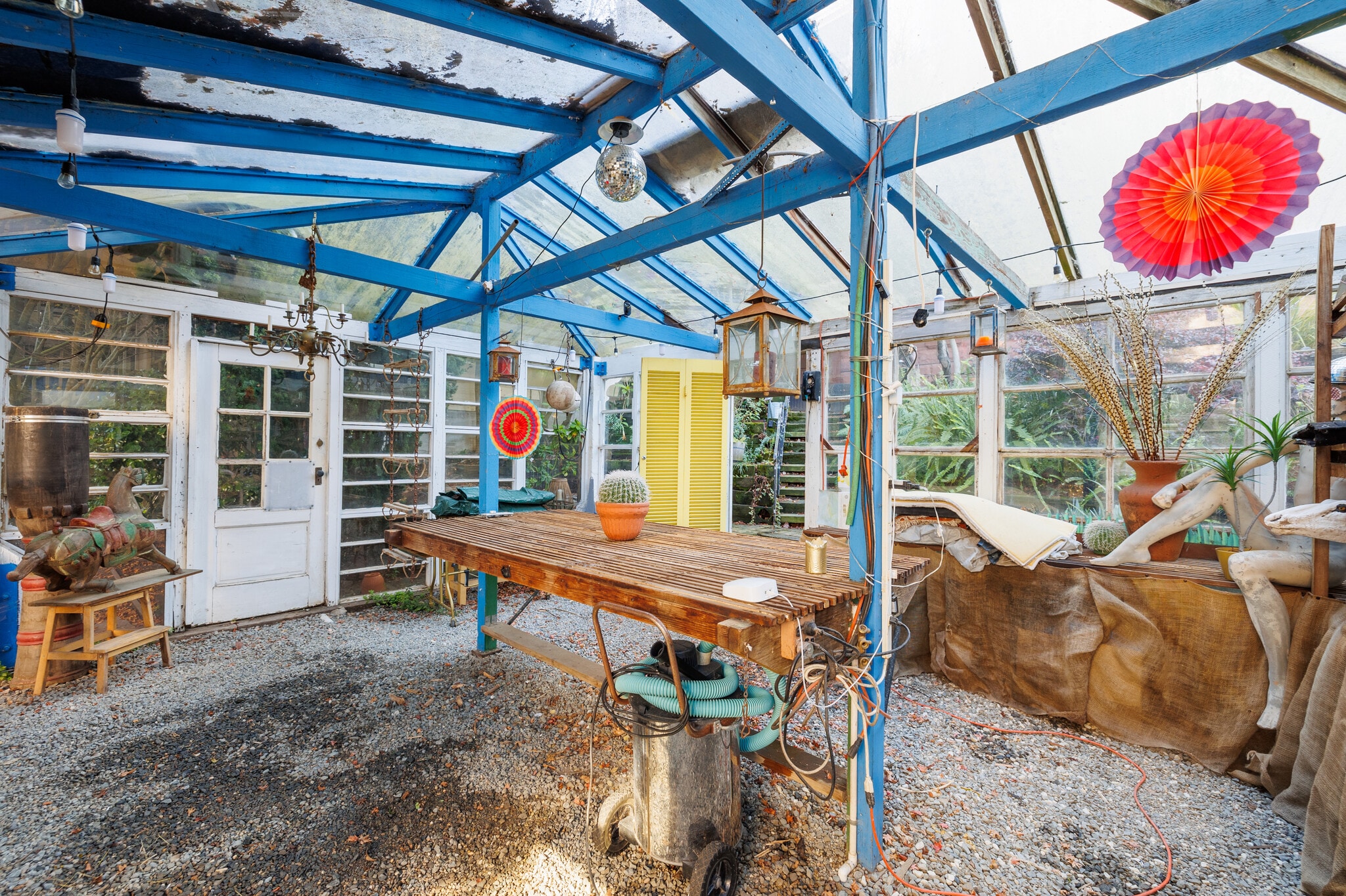 GREENHOUSE IN GARDEN FOR PARTIES/OUTDOOR DINING - 2398 Broadway