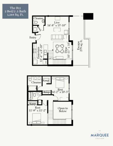 Floorplan - Marquee at Belle Meade