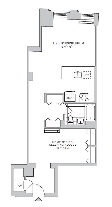 Floorplan - 70 Pine Apartments