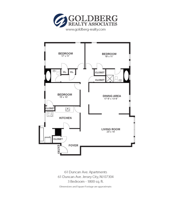 Floorplan - 61 Duncan Ave Apartments