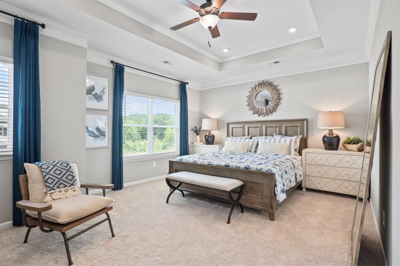 Photos and video are of the builder’s decorated model home and are for illustrative purposes only. - 708 Shetland Trl