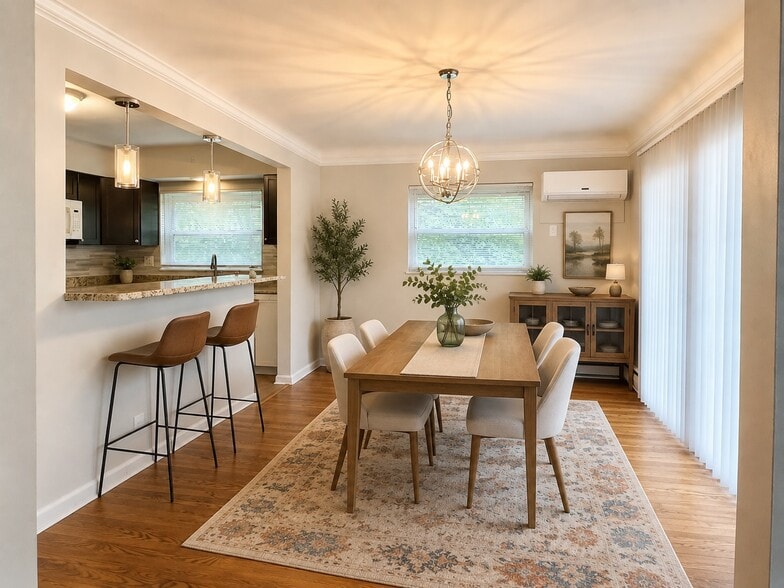 Virtual Staging of Dining Room for Ideas - 2385 Van Leunen Dr