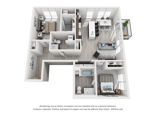 Floorplan - Green on 4th