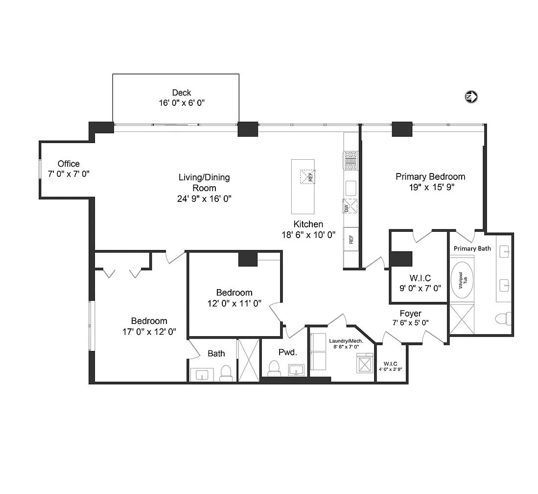 Floor Plan - 23 N Green St