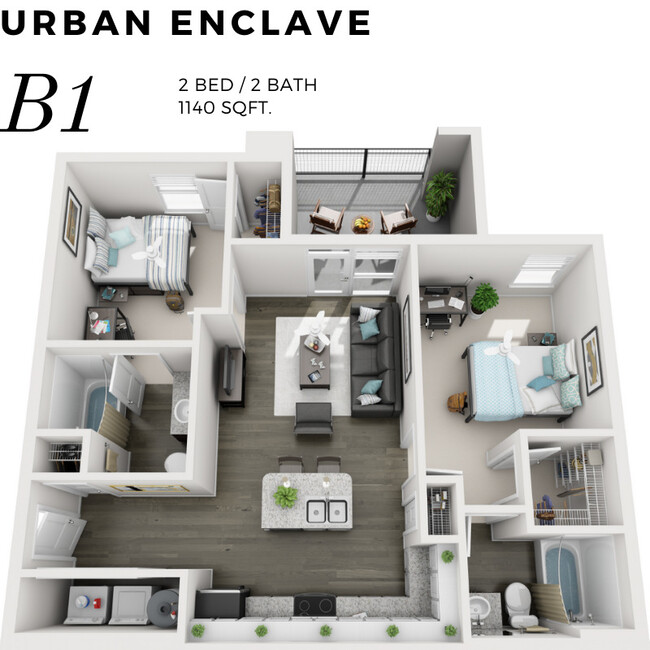 Floorplan - Enclaves at College Town