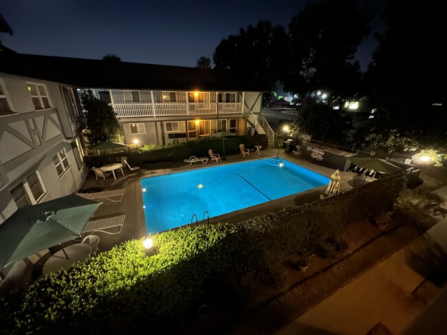 Pool Evening - 1841 Riverside Dr