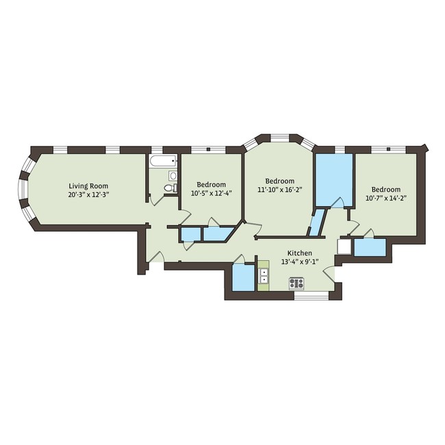 Floorplan - 925 East 46th Street