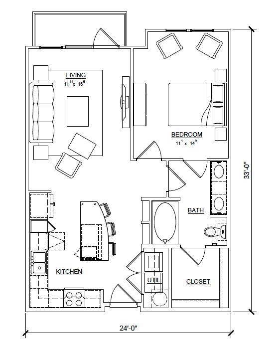 Floorplan - Magnolia at Inwood Village II