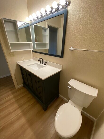 Another view of vanity in first floor bathroom - 445 Willow Ave