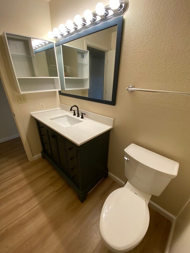 Another view of vanity in first floor bathroom - 445 Willow Ave