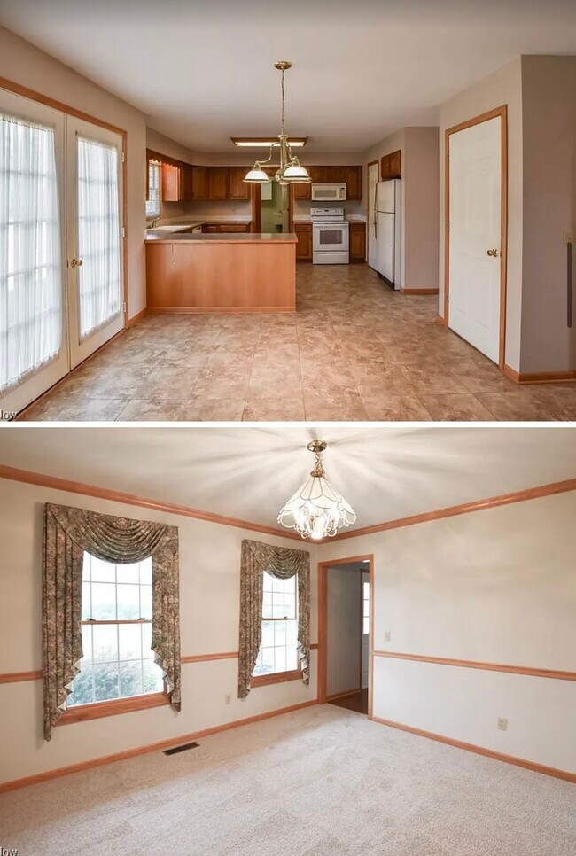 Spacious dining room and kitchen. - 8572 Yorkshire St NW