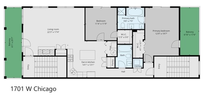 Building Photo - 1701 W Chicago Ave