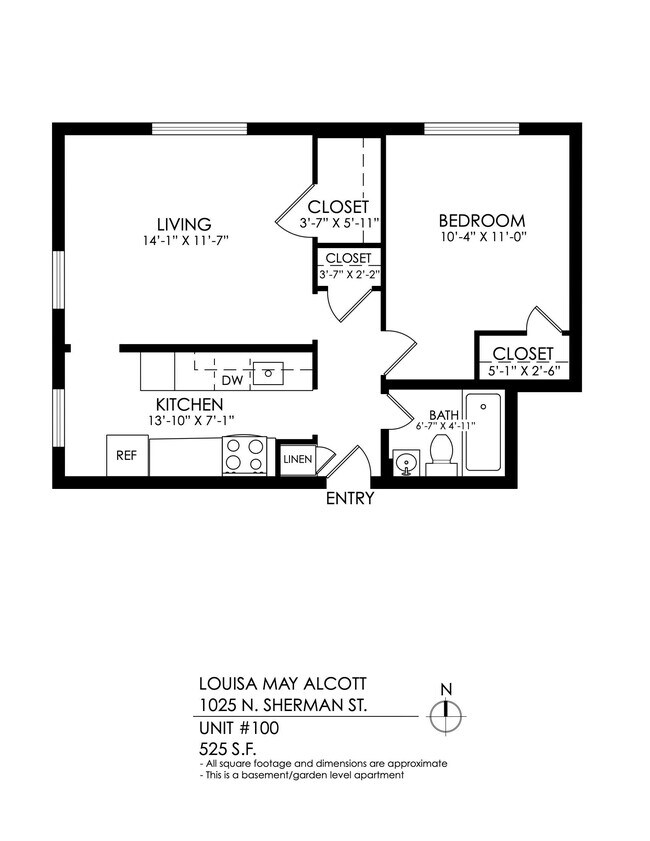 Floorplan - Louisa May Alcott