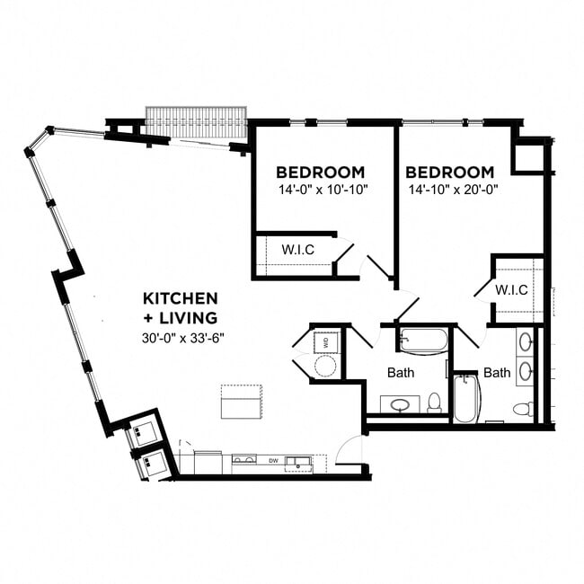 Floorplan - The Penn at Walnut on Highland