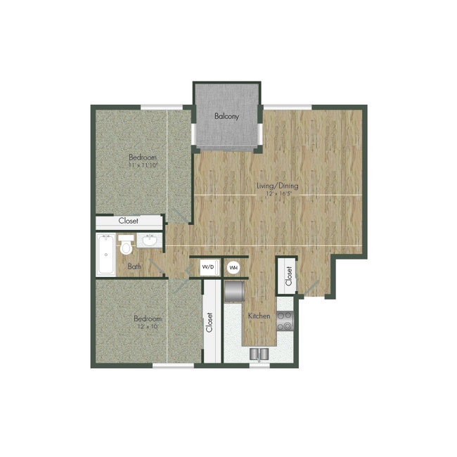 Floorplan - Reedhouse Apartments