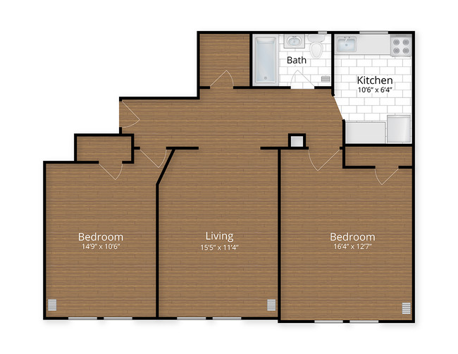 Floorplan - 1630 Park Apartments