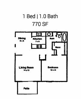 Floorplan - Jackson Valley Apartments