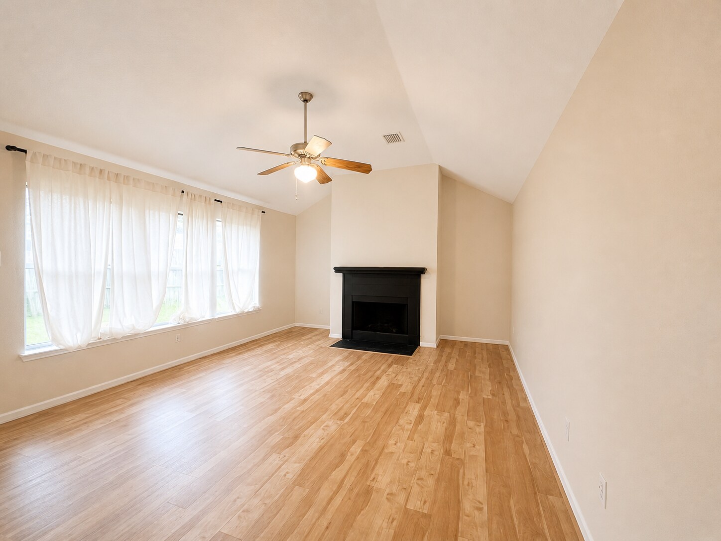 Living room with Gas Fireplace - 12826 Careywood Dr