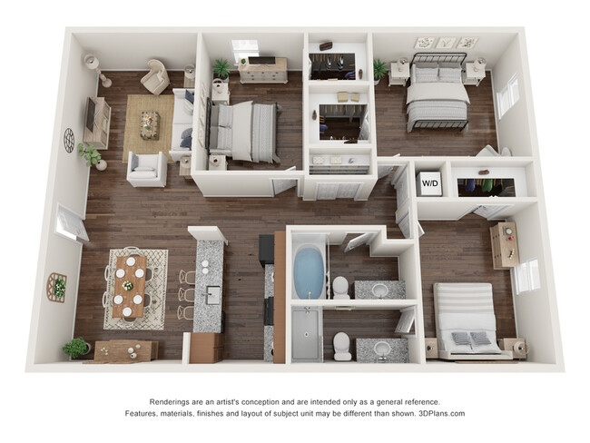 3X2 C1 - The Cliffside Apartments