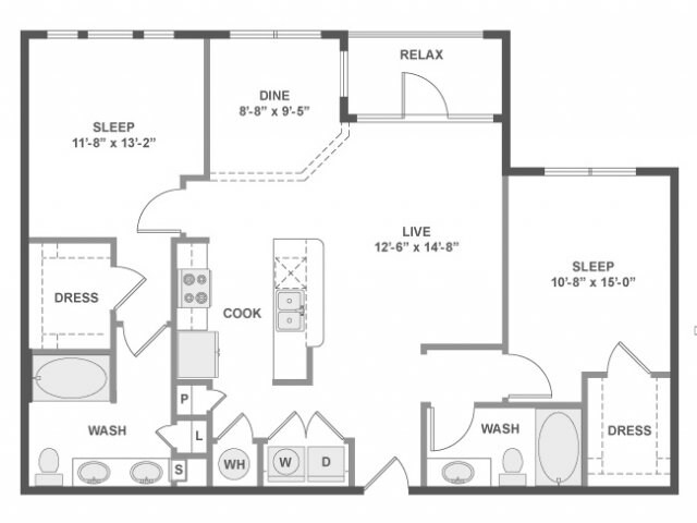 Floorplan - AMLI Frisco Crossing