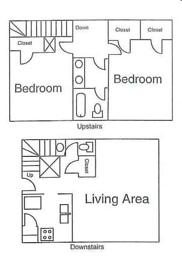 2BR/1.5BA - University Gardens Apartments