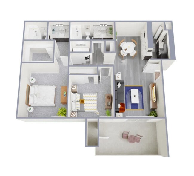 Floorplan - The Waverly Apartments
