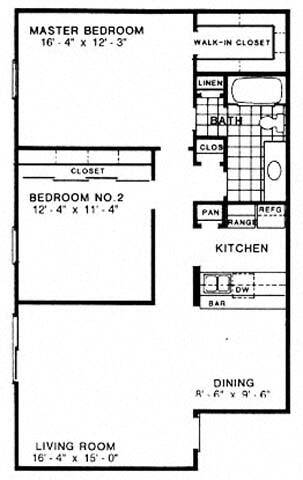 Floorplan - Stone Forest Apartments