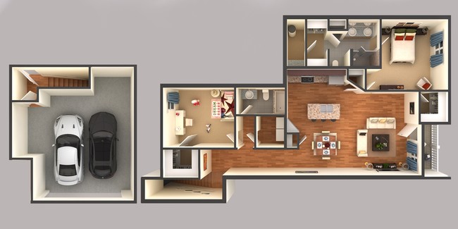 2 bedroom - Maple Wood Townhomes