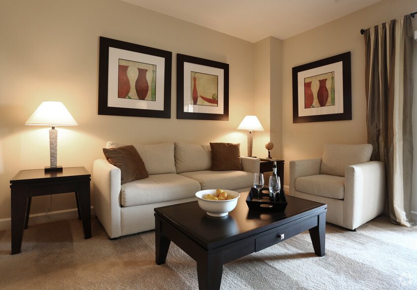 Model Living Room - The Reserve at Forest Gate