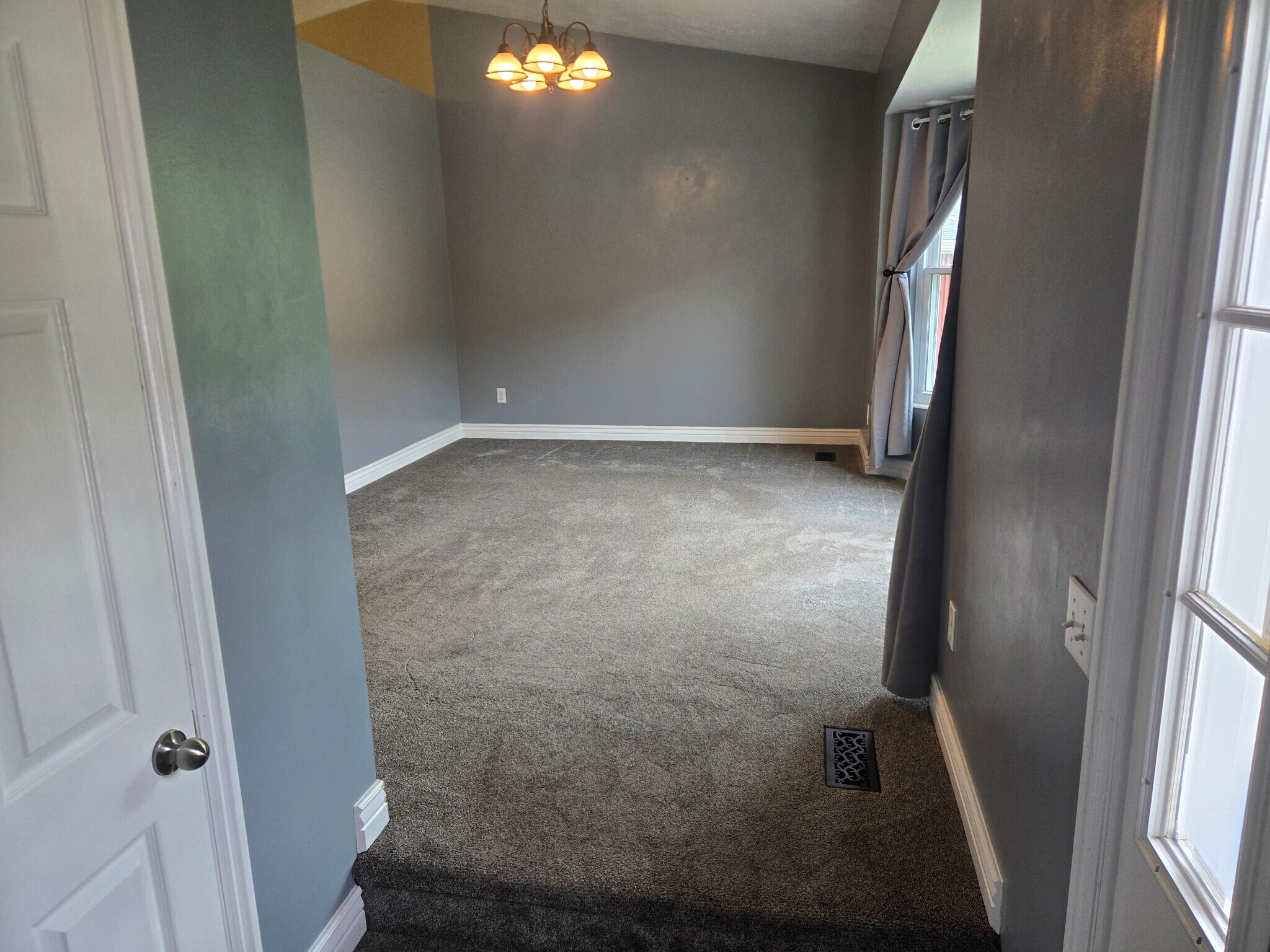 Living room from front door - 315 W 750 N