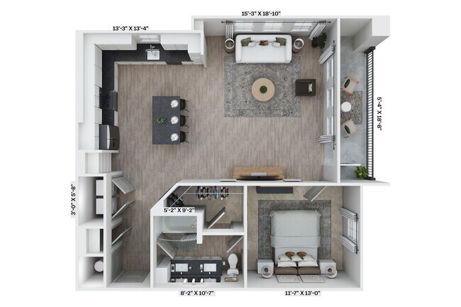 Floorplan - District 757 Apartments