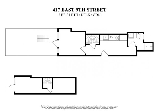 Floorplan - 417 East 9th Street