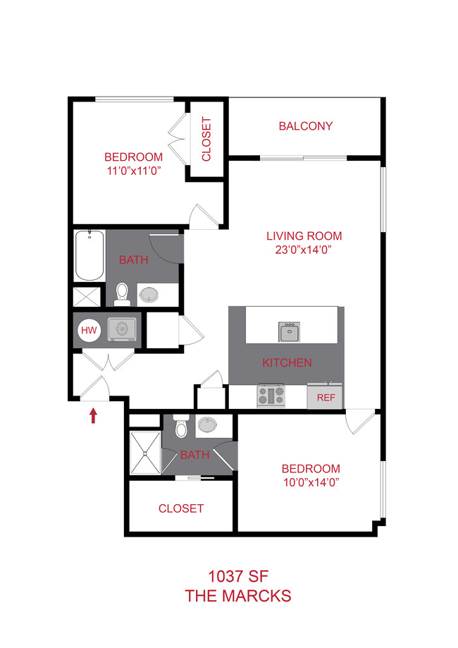 Floorplan - 7/S Denver Haus