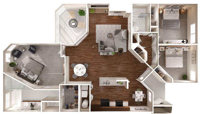 Floorplan - Golf Brook Apartments