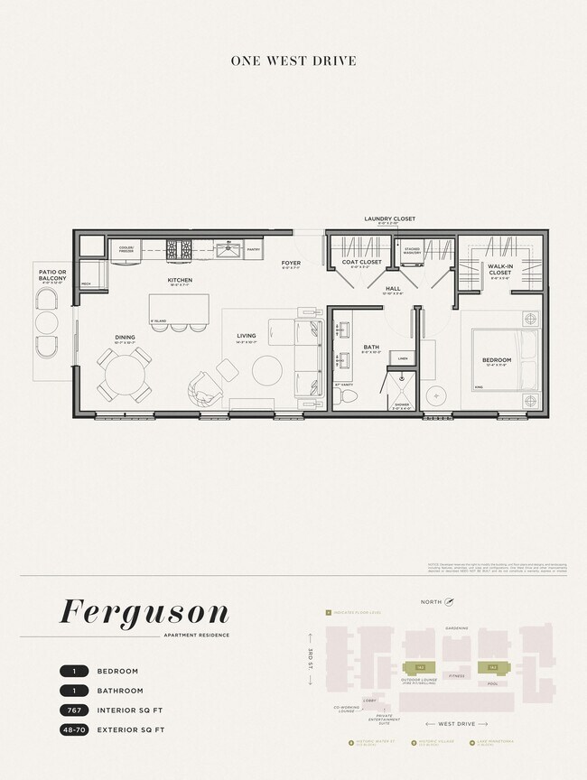 Floorplan - One West Drive