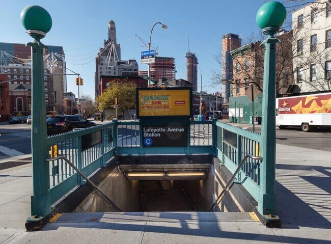 Lafayette train station C train - 422 Clermont Ave