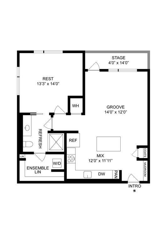 Floorplan - Arapahoe Square Apartments