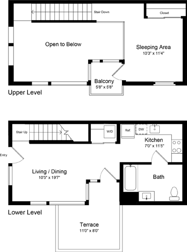 Floorplan - One Henry Adams