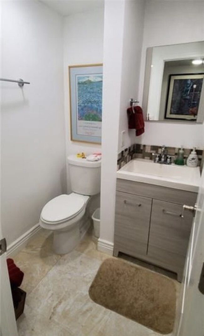 Bathroom with walk in shower. - 1826 N Dixie Hwy