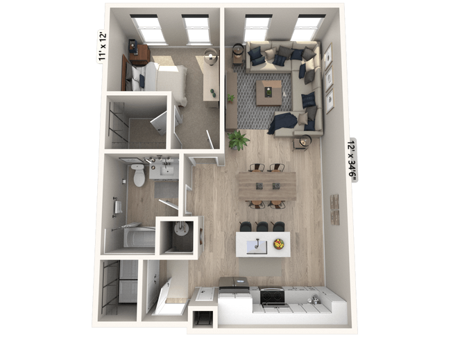 Floorplan - Ironwood Flats