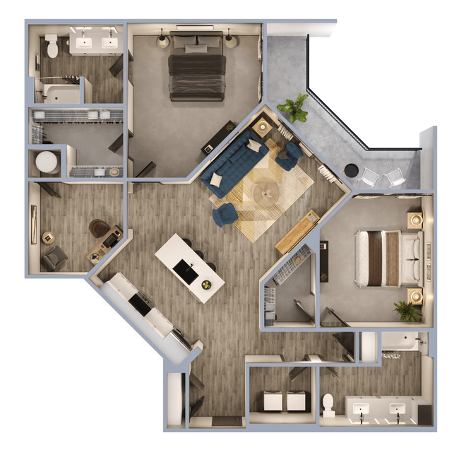 Floorplan - Maren Apartments