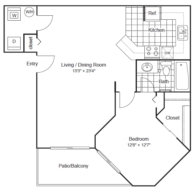 Floorplan - Scottsdale Horizon Apartments
